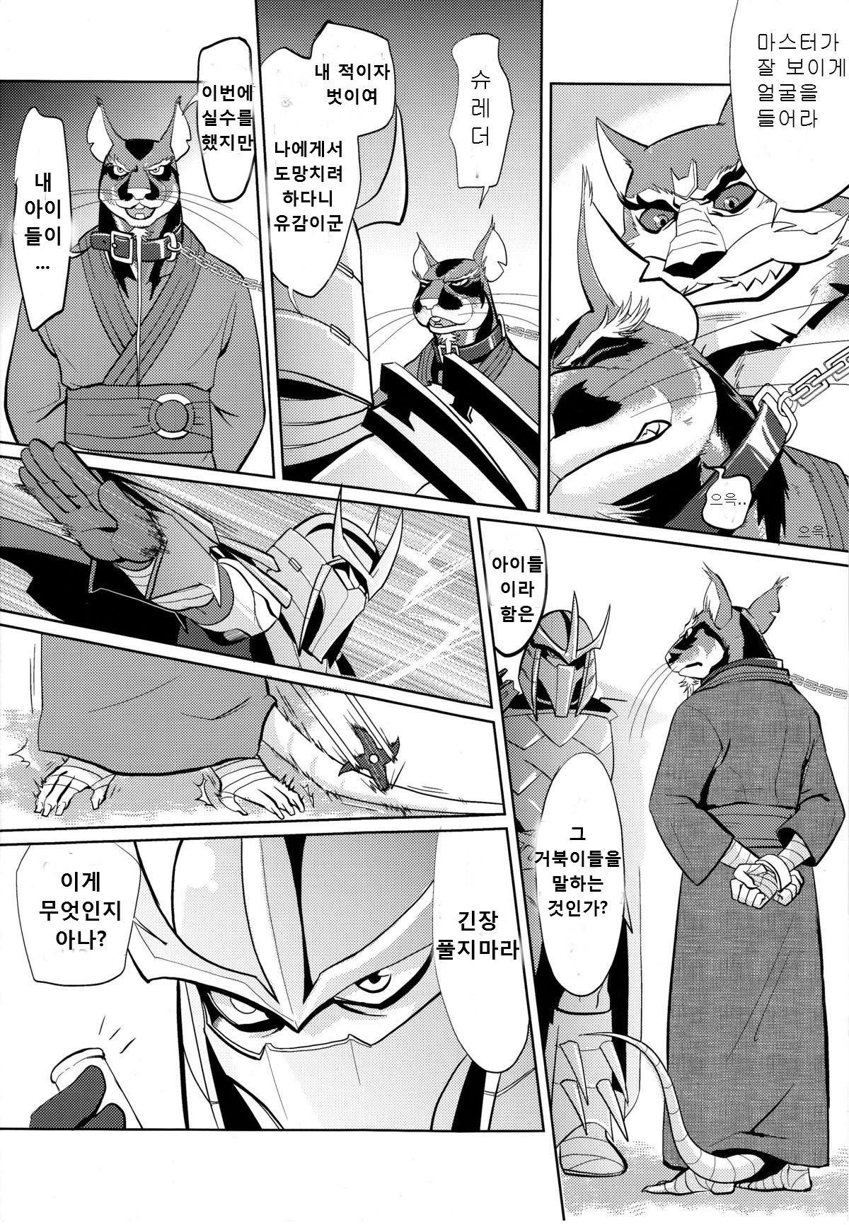 Splinter Sensei Kiki Ippatsu | 스플린터 선생 위기일발 page 3 full