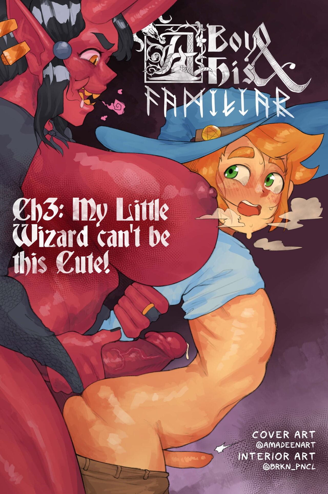 A Boy &amp; His Familiar | Ch.3: My Little Wizard can't be this Cute! page 1 full