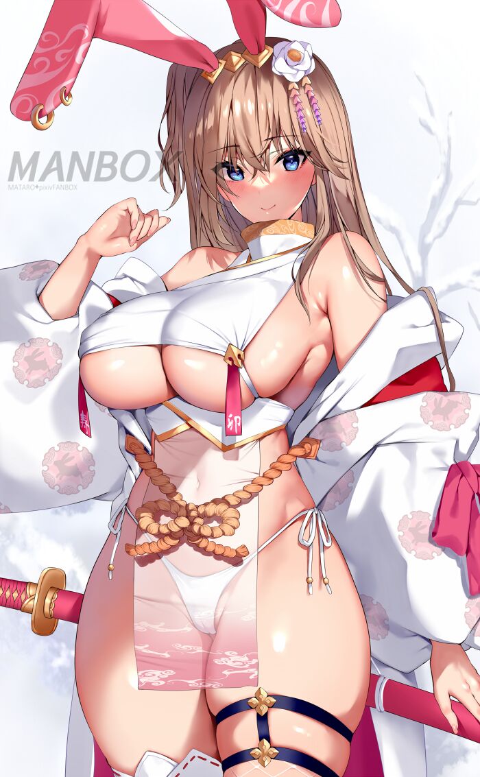 Usamurai-chan -R18 Sabun Illustration- page 2 full