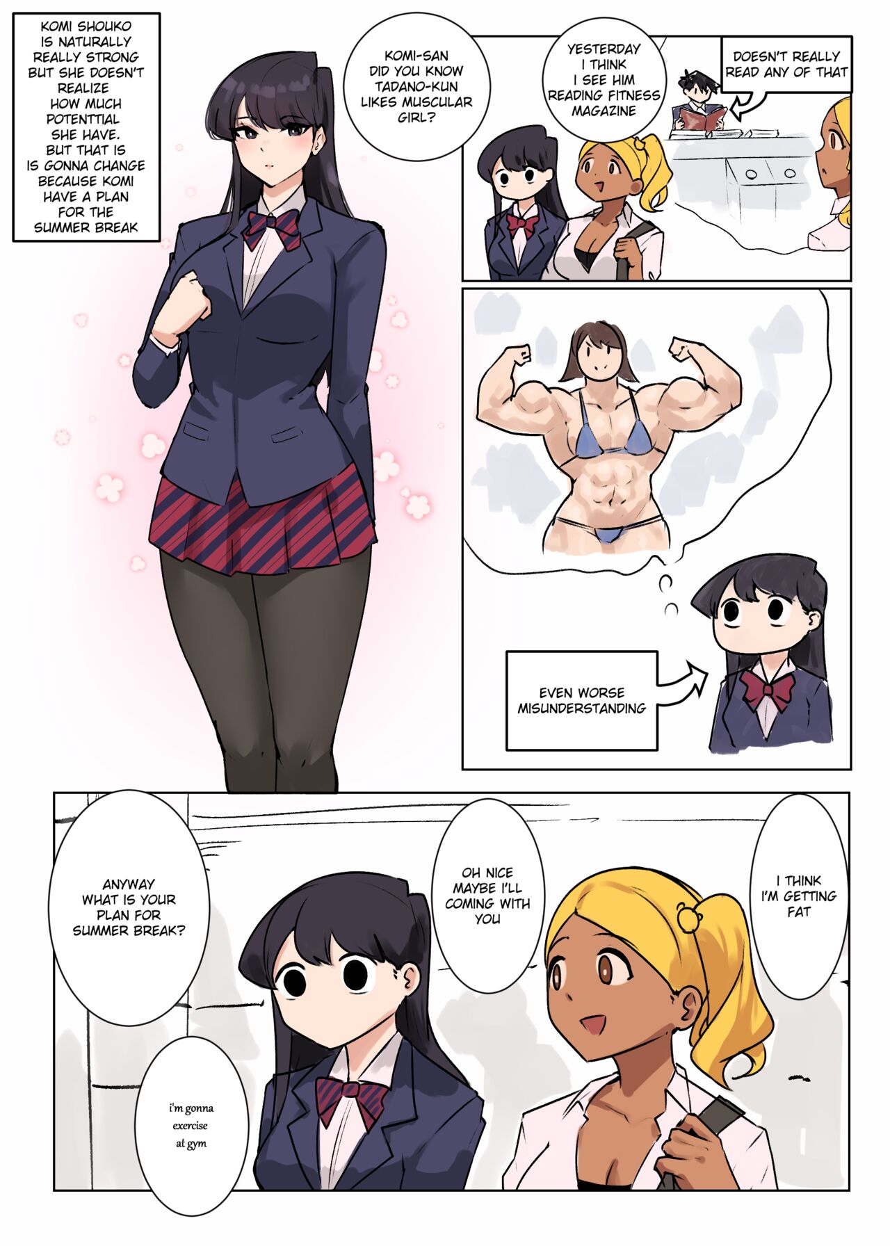 Komi Shouko Comic page 2 full