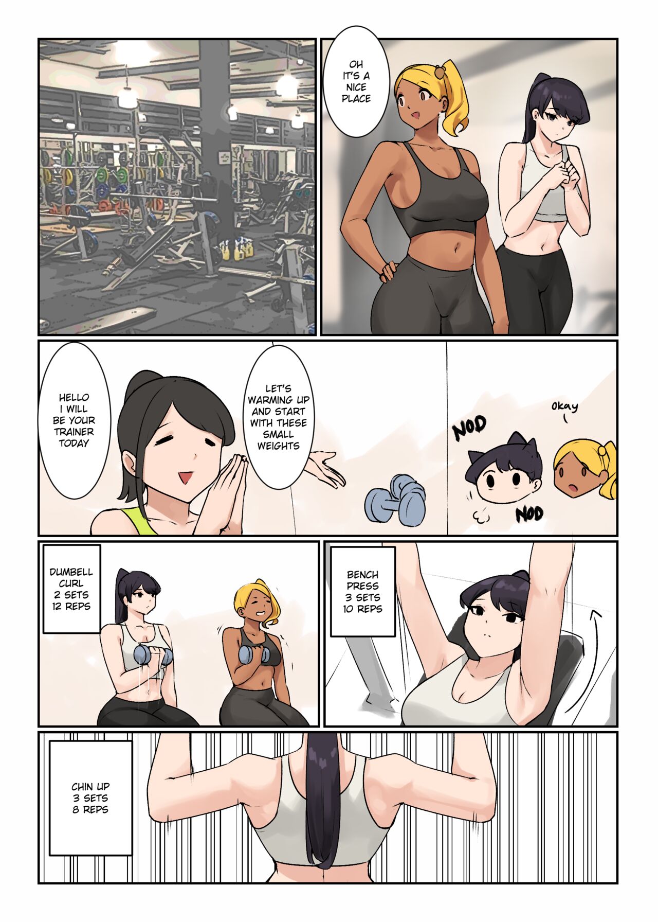 Komi Shouko Comic page 3 full