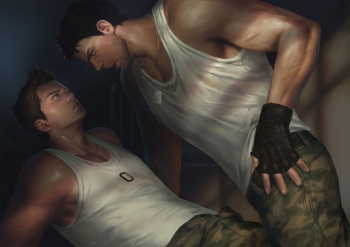 PenguinFrontier 2016-01_Alpha Team Affair_Chris Redfield x Piers Nivans cover