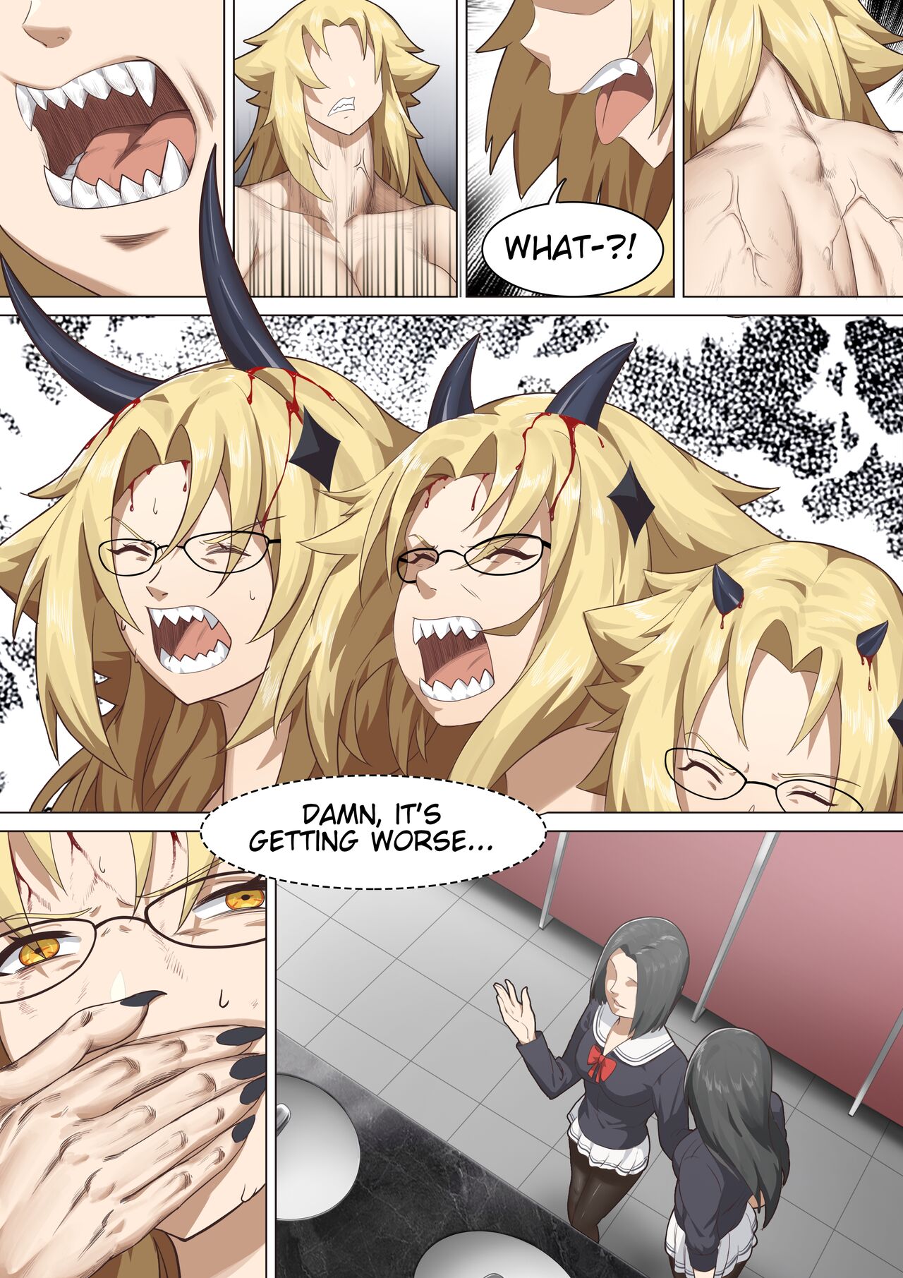 Werewolf Girl Academy page 10 full