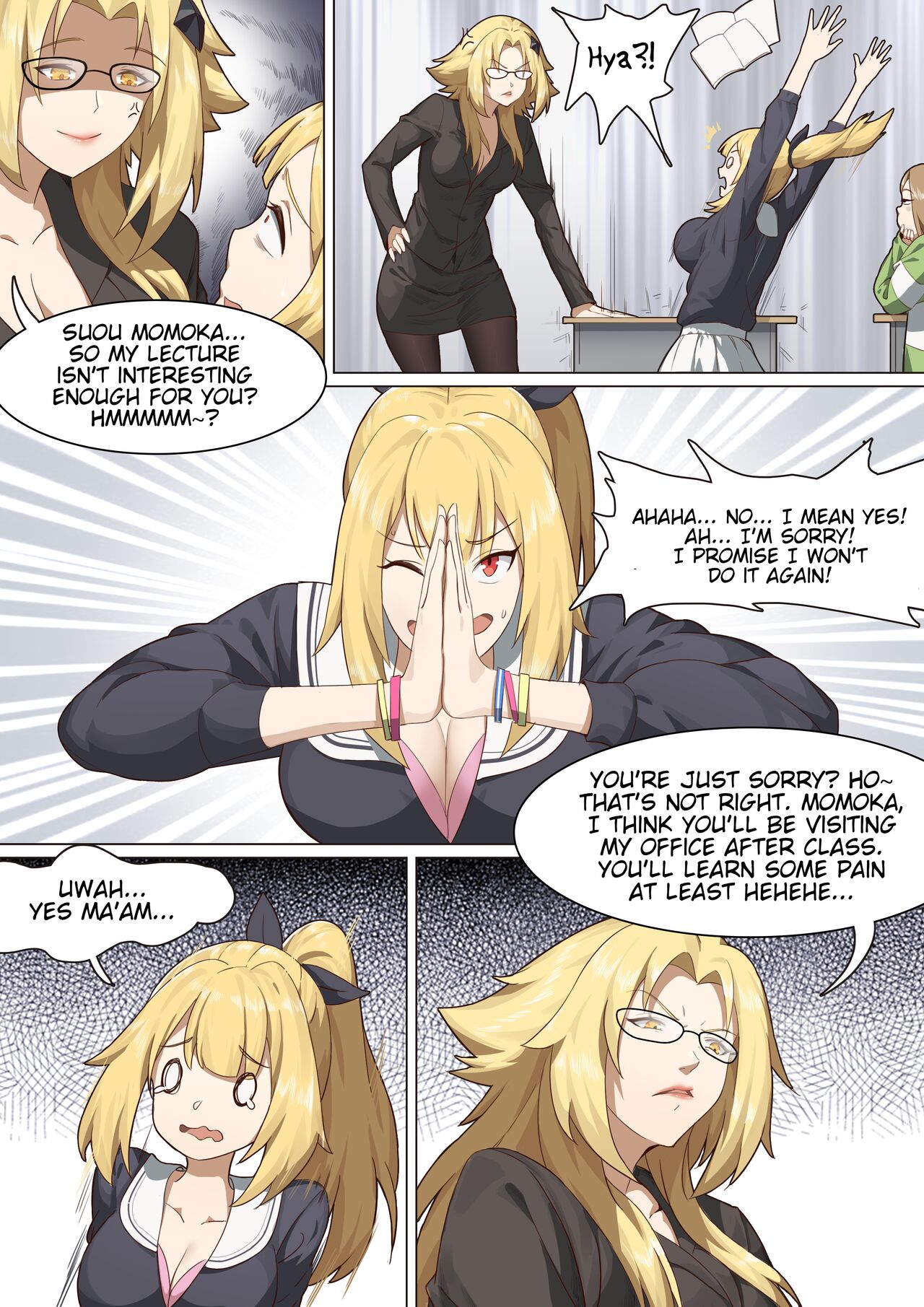 Werewolf Girl Academy page 3 full