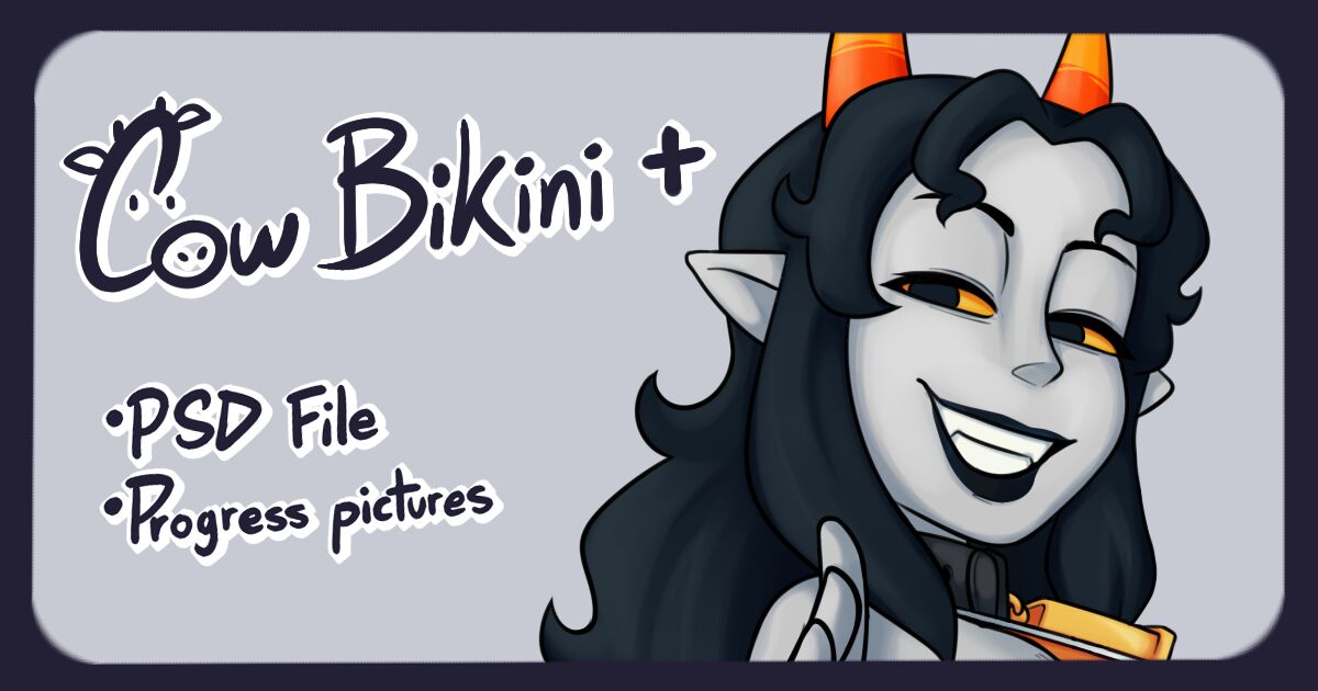 Cow Bikini page 1 full