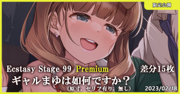 Ecstasy Stage 99 Premium Gal Mayu wa Ikaga desu ka? cover