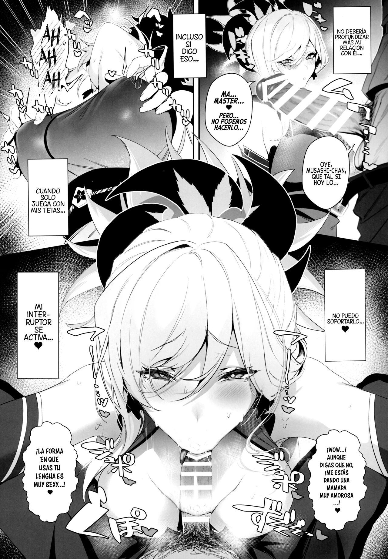¡ServaLove! VOL.02 Una Enamorada Musashi-Chan Sin Experiencia Es Derrotada Con Tortura de Pezones Y Sexo Amoroso page 9 full