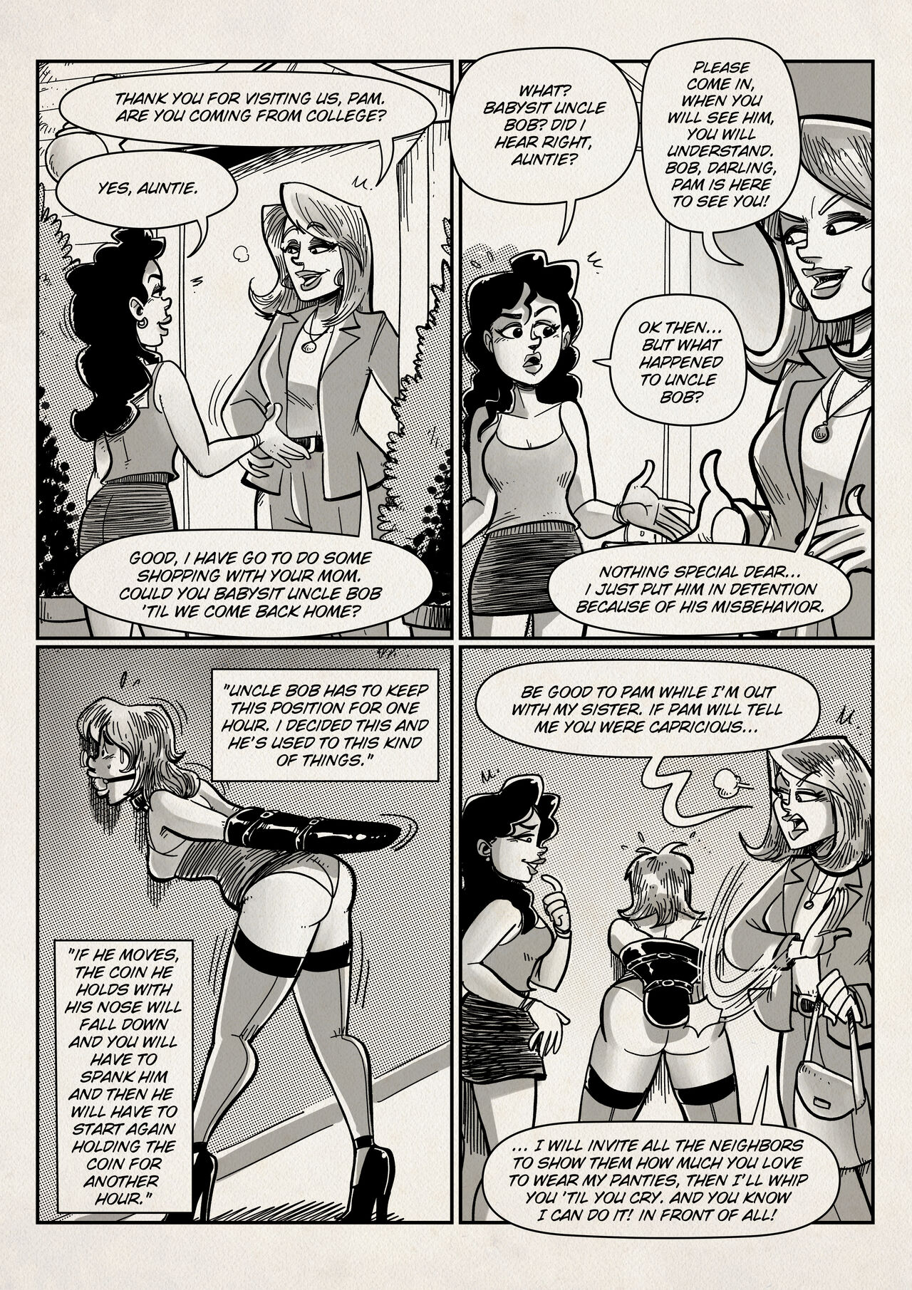 Babysitting Uncle! page 2 full