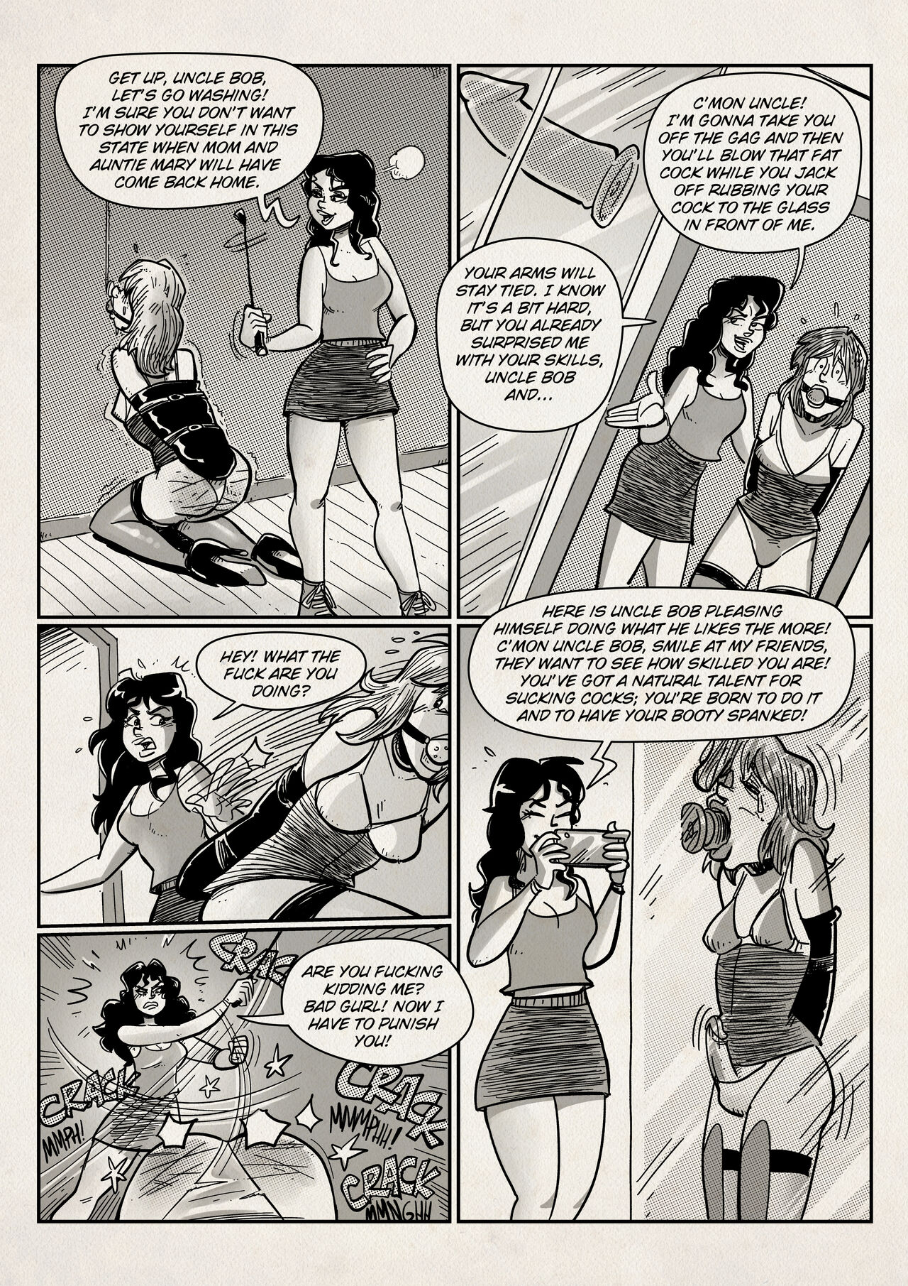 Babysitting Uncle! page 4 full