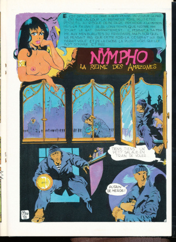 Nympho, la Reine des Amazones cover