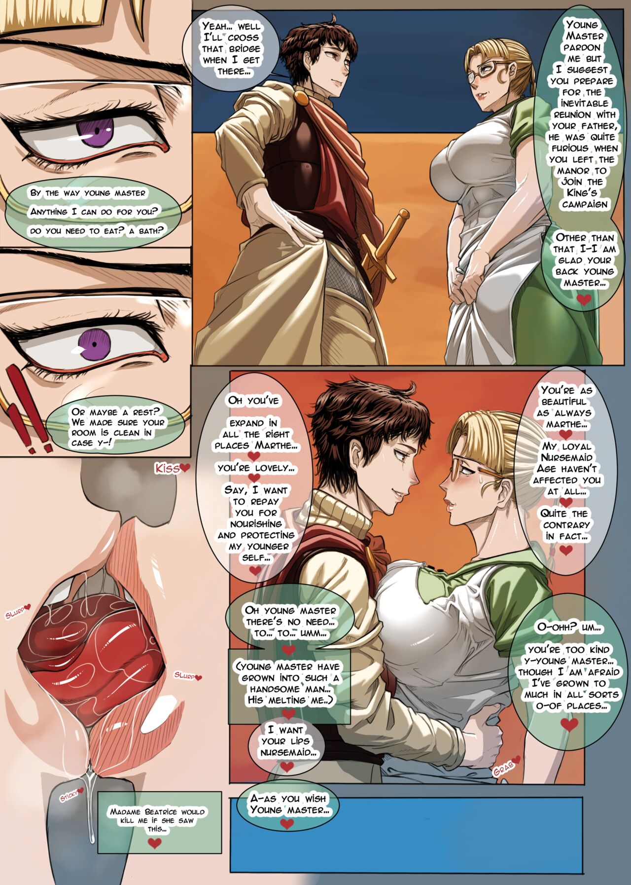 Reunion with a Lovely Servant page 2 full