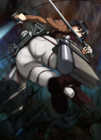 Mikasa Ackerman vs Goblin cover
