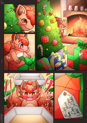 Christmas present cover
