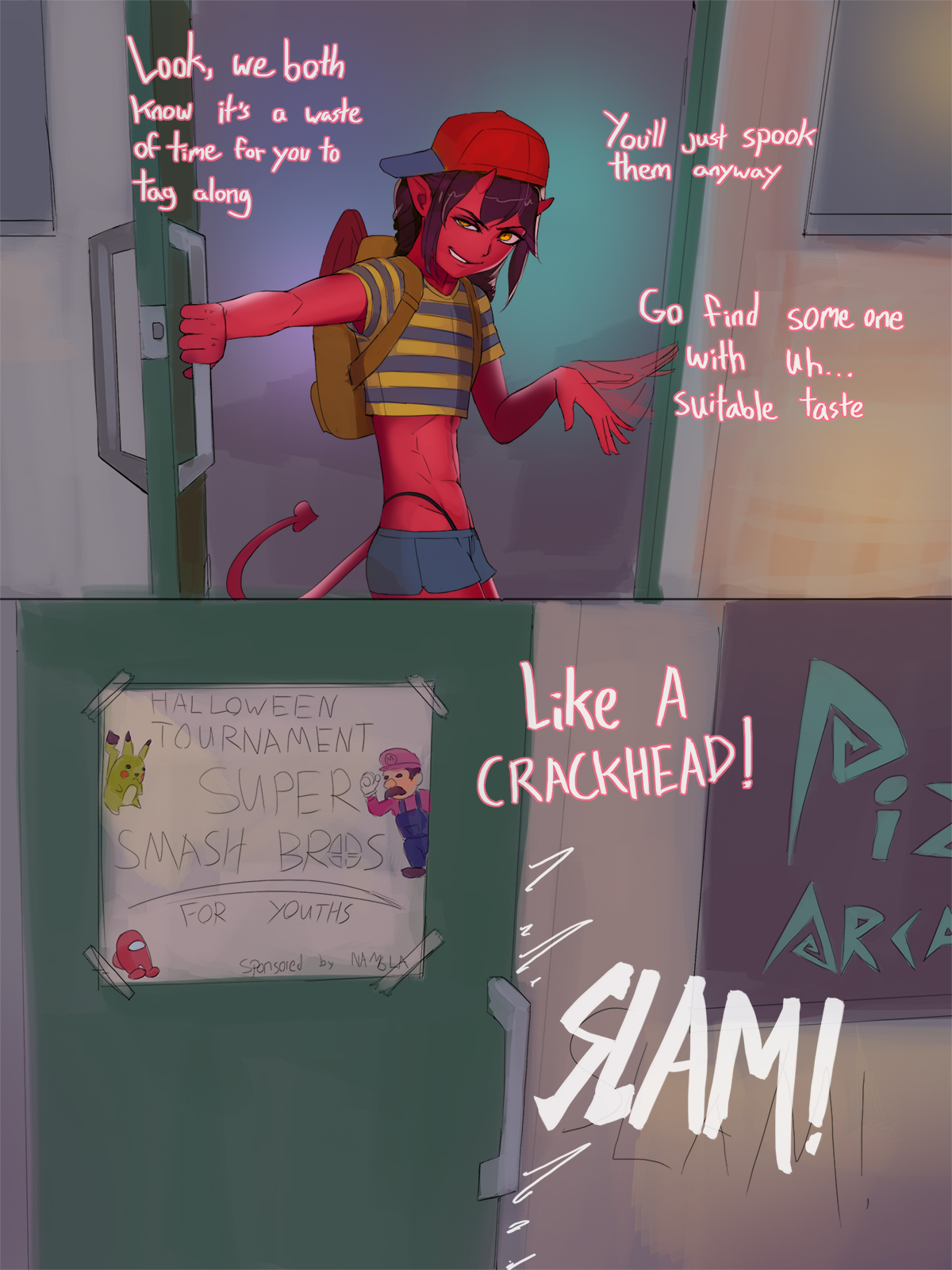 Halloween comic page 1 full