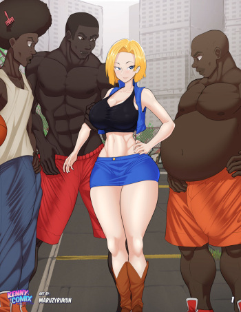 Kenny Comix  Android 18 visits South City - Short Comic cover