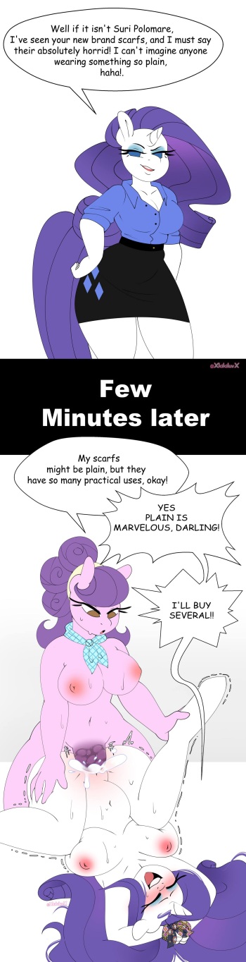 Rarity gets put in her place cover