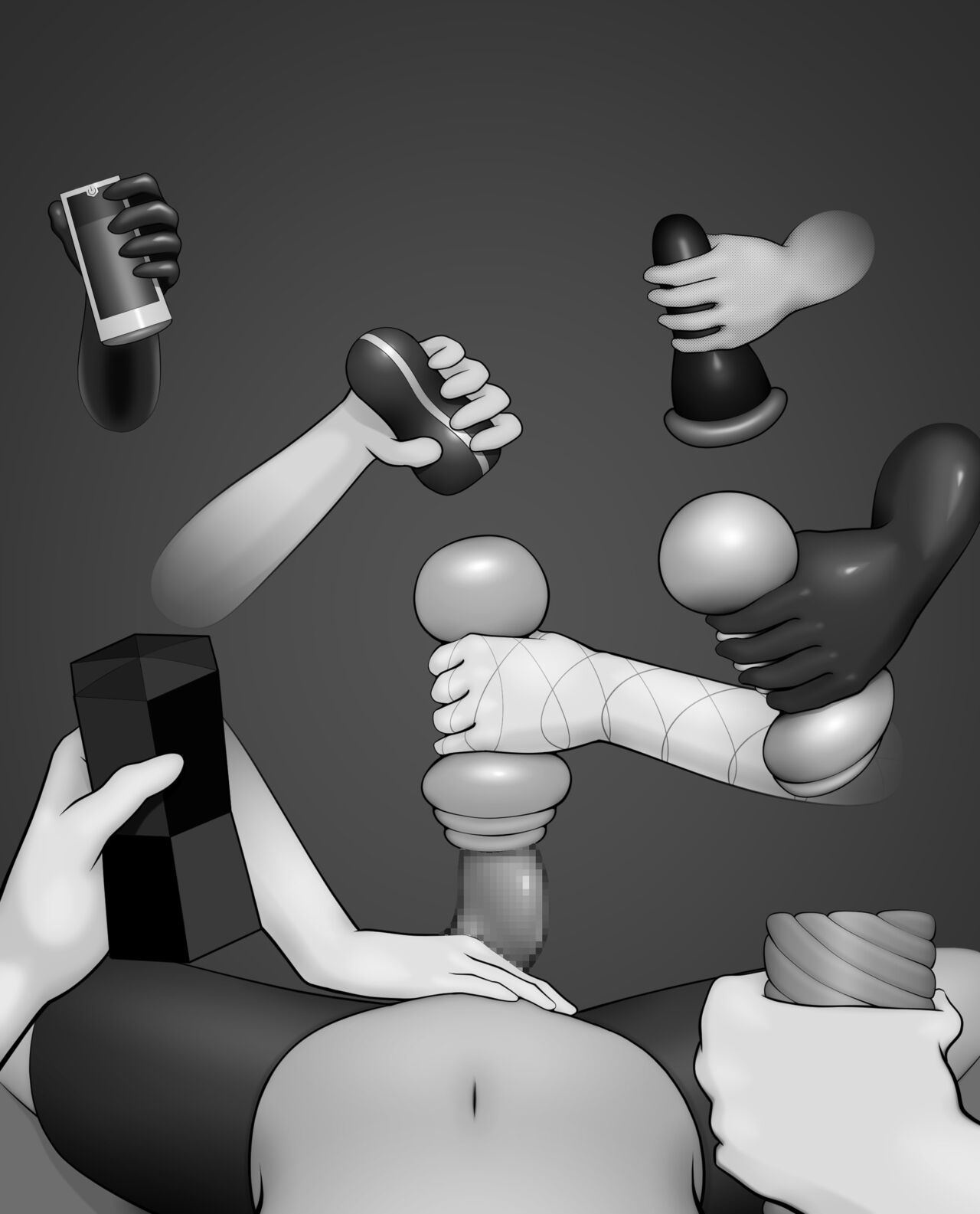 Cruel squeezing- endless forced continuous ejaculation page 9 full