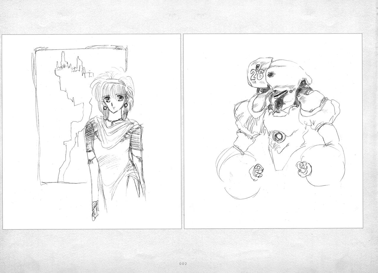 ALICESOFT ORION SCRIBBLES with CROQUIS ULTIMATE EDITION VOL.1 織音計画特別版  ラフ画集 page 3 full