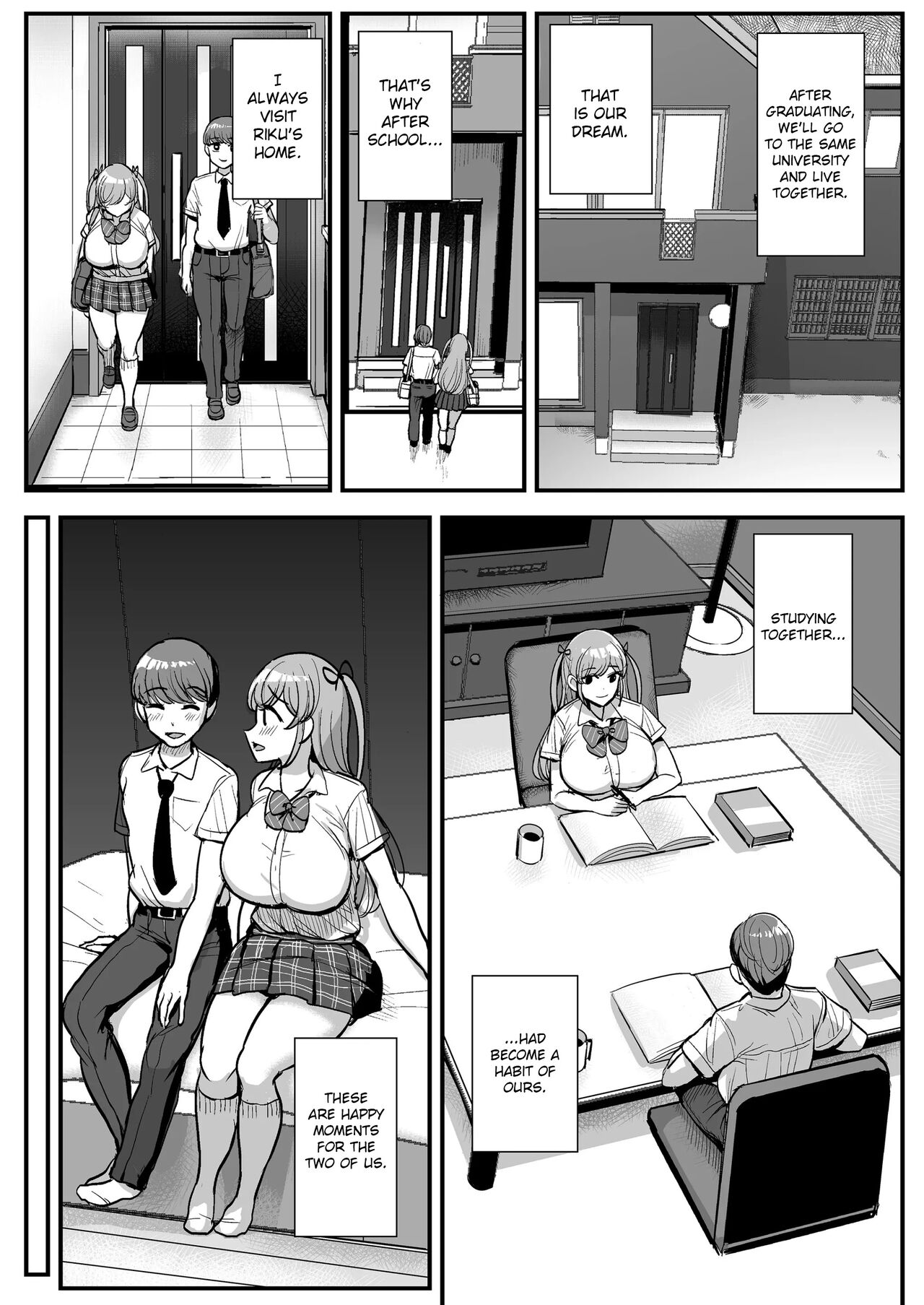 Minimum Kanojo wa Oyaji no Seidorei -Kazoku Ryokou Hen- | My Petite Girlfriend Is My Dad's Sex Slave ~Family Trip~ page 3 full