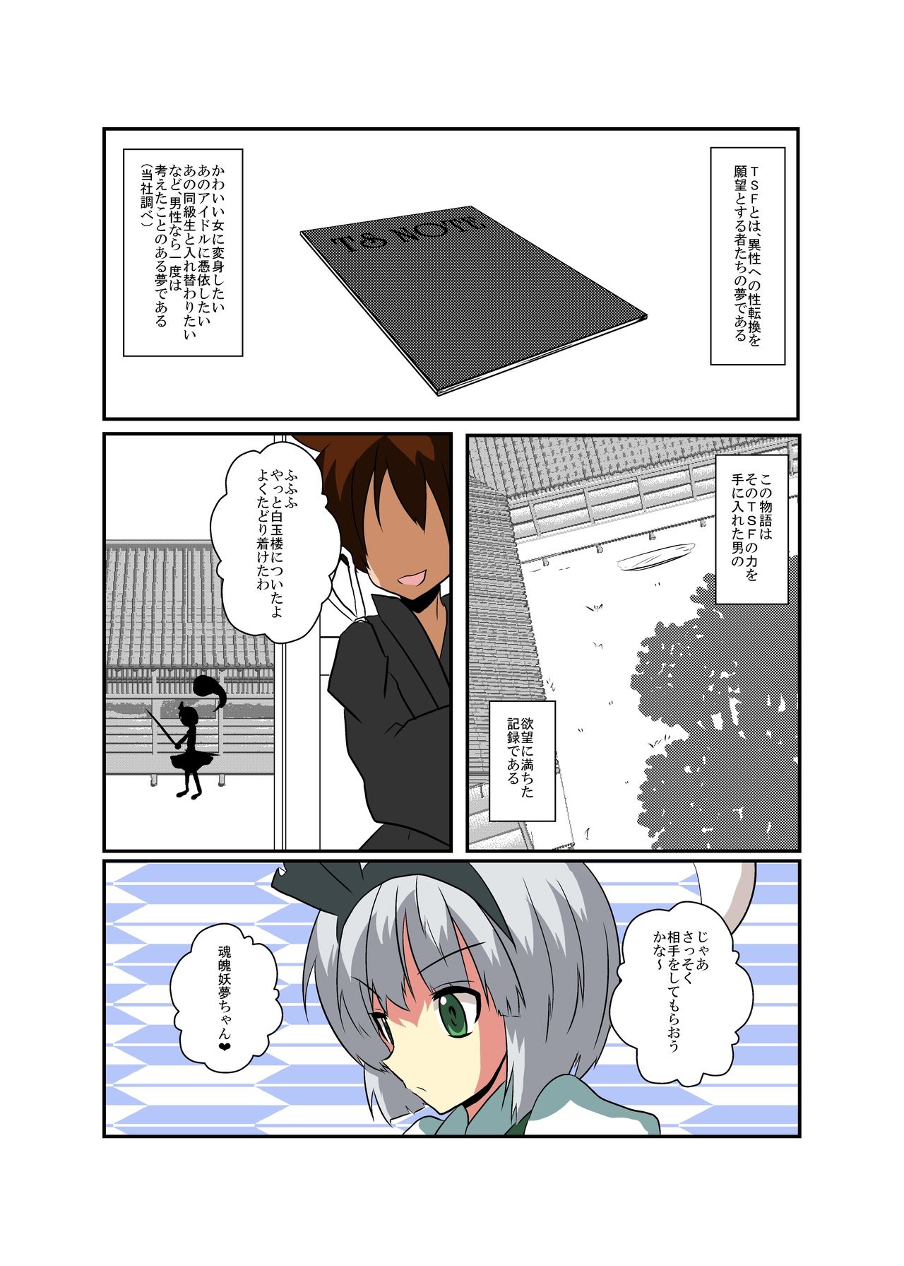 Touhou TS Monogatari ~Youmu-hen~ page 4 full