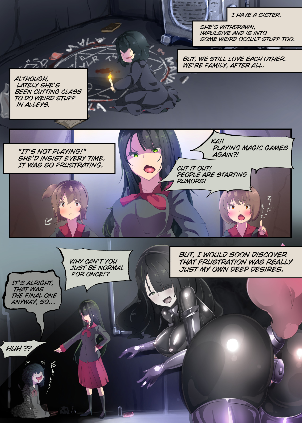 Succubus-ka shita Menhera Imouto-chan ni Rachirarete Musuinu-ka Choukyousareru Manga ~Hitoinu Makai Pet Live~ | Puppy LoVE: A STORY WHERE A CORRUPTED GIRL ENSLAVES HER SISTER! page 3 full