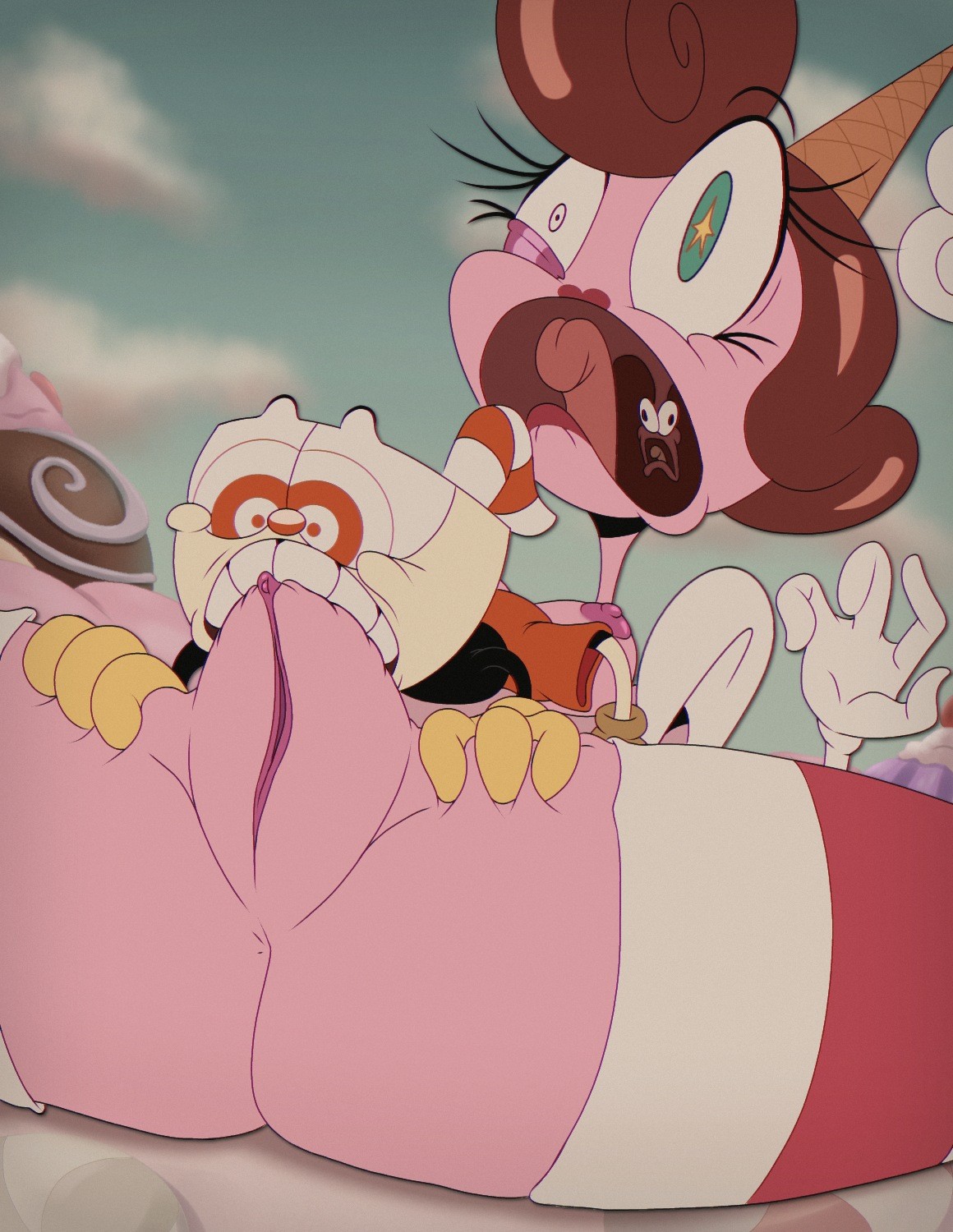 Broness's temptation / Cuphead page 5 full
