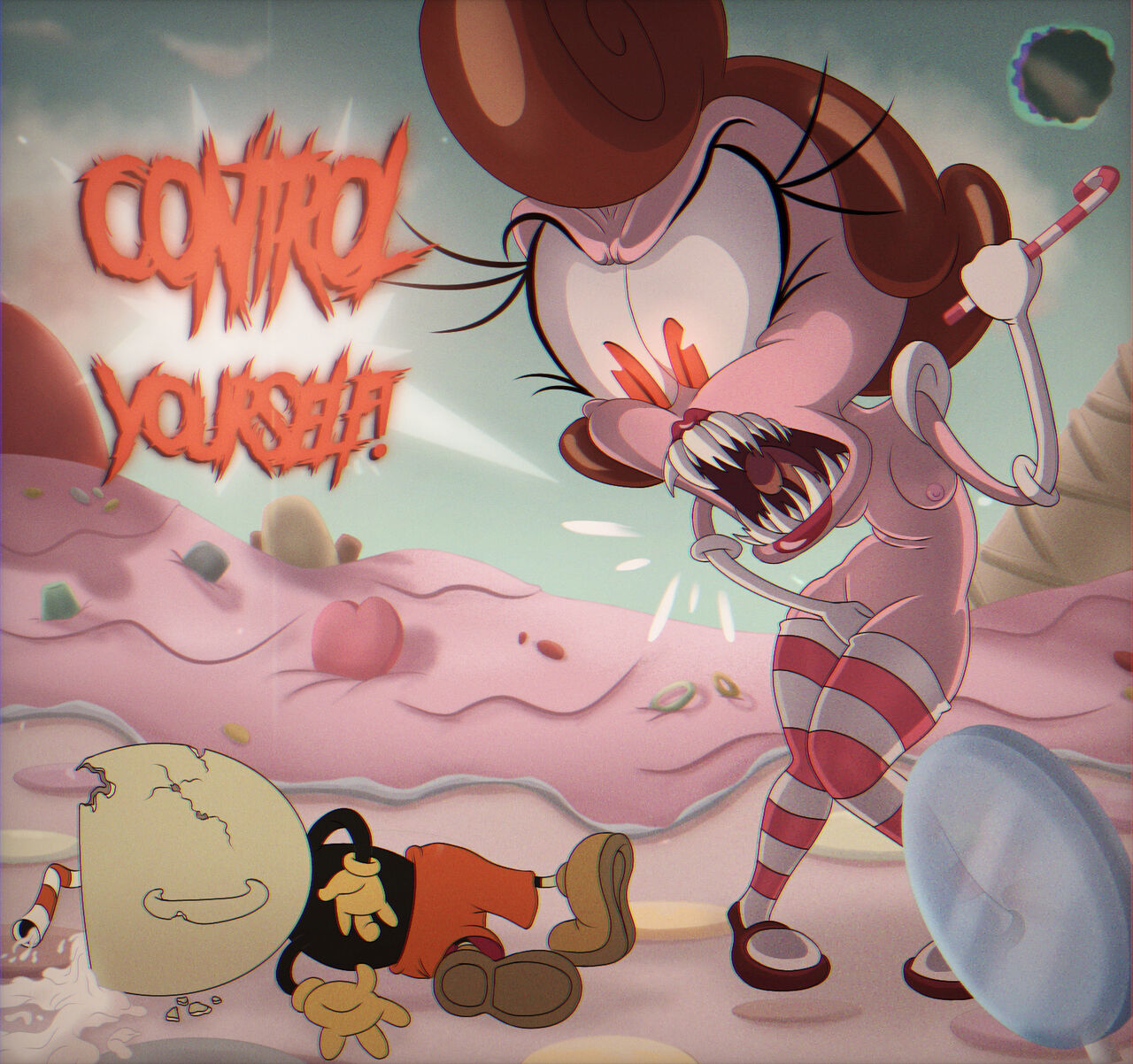 Broness's temptation / Cuphead page 6 full