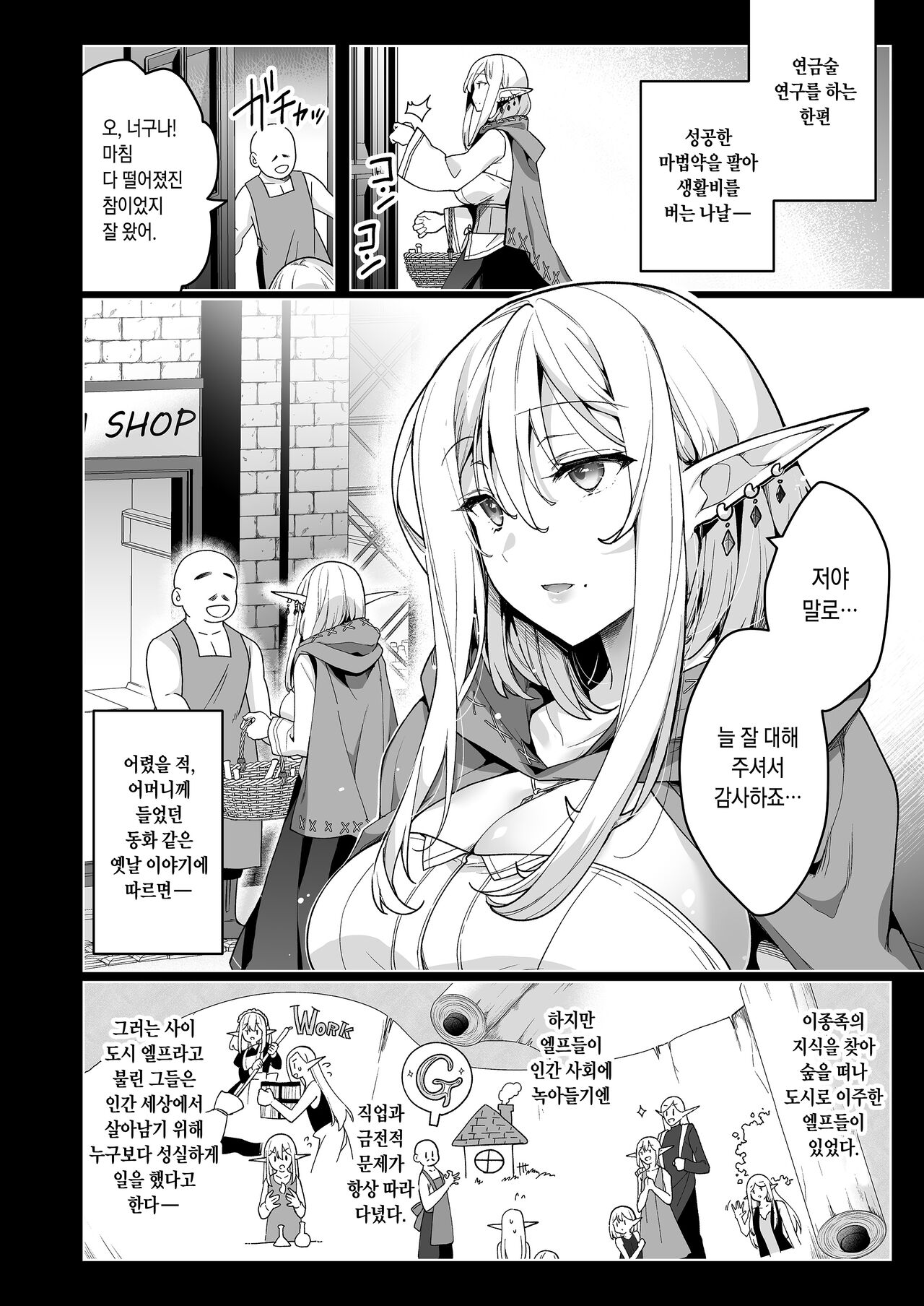 Elf ni Inmon o Tsukeru Hon LEVEL:6 | 엘프에게 음문을 다는 책 LEVEL:6 page 3 full