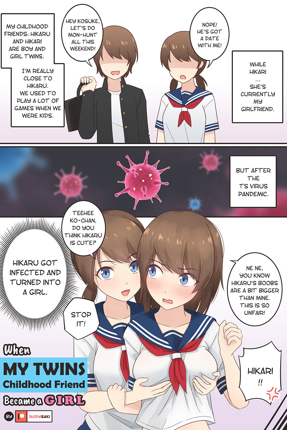 When My Twins Childhood Friend Became a Girl page 1 full