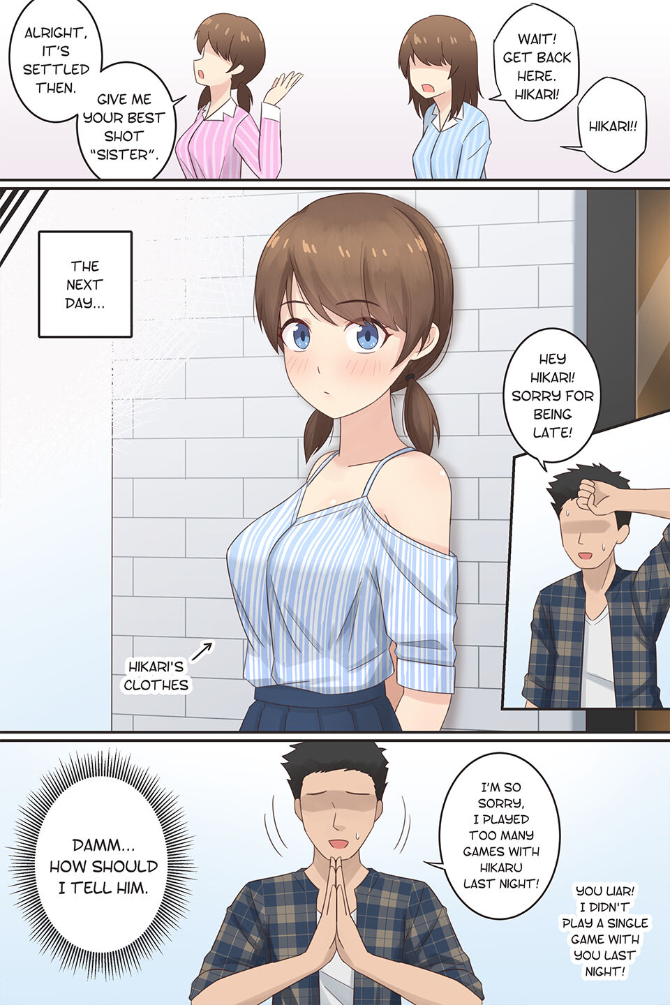 When My Twins Childhood Friend Became a Girl page 3 full