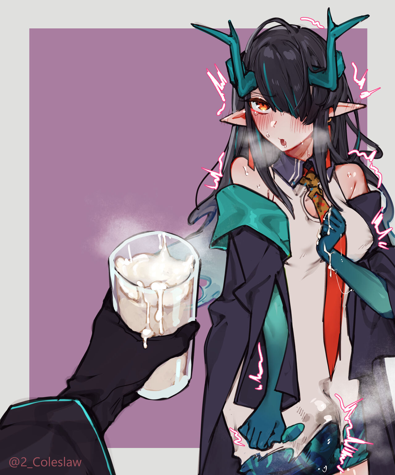 Shii to Niin no Milk Glass Meme page 2 full