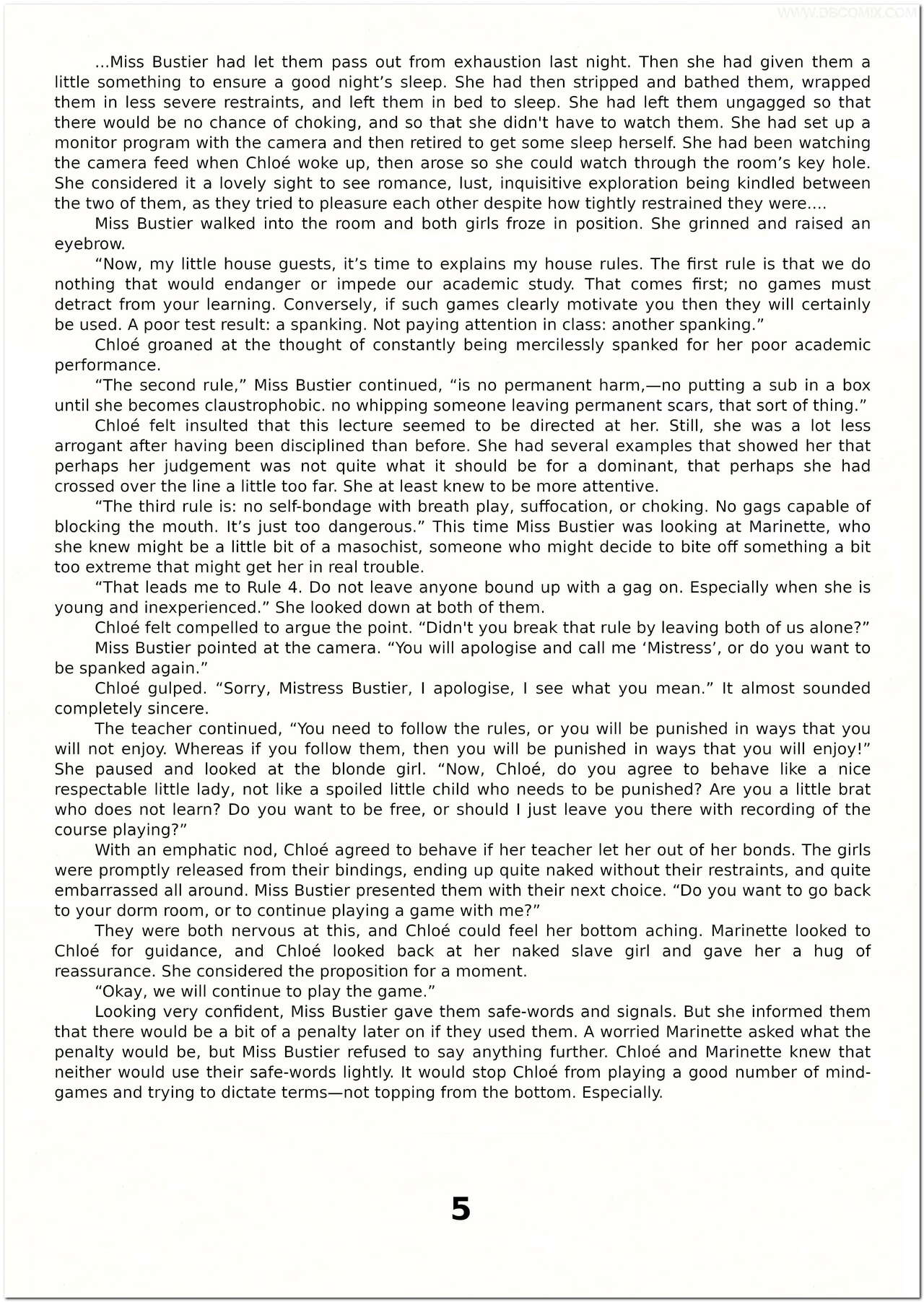 Chloe &amp; Marinette Troubles in Art School 4 page 6 full