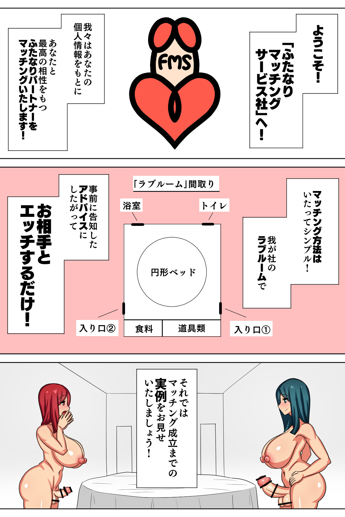 Futanari Matching Service 3 page 2 full