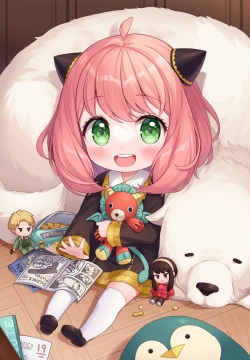 spy x family - anya forger, family and classmates