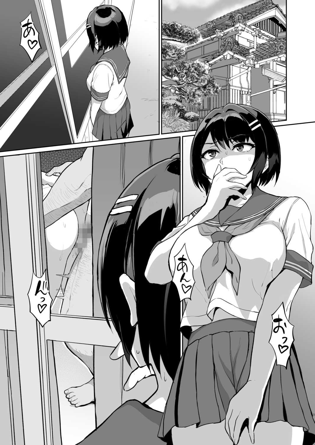 Moto papa katsu aite to no himitsu no SEX ~ gifu kara no teishuku shiken ~ page 3 full