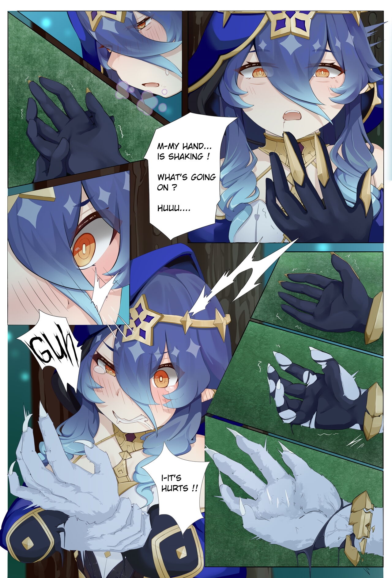Layla The Sleepy Wolf page 3 full