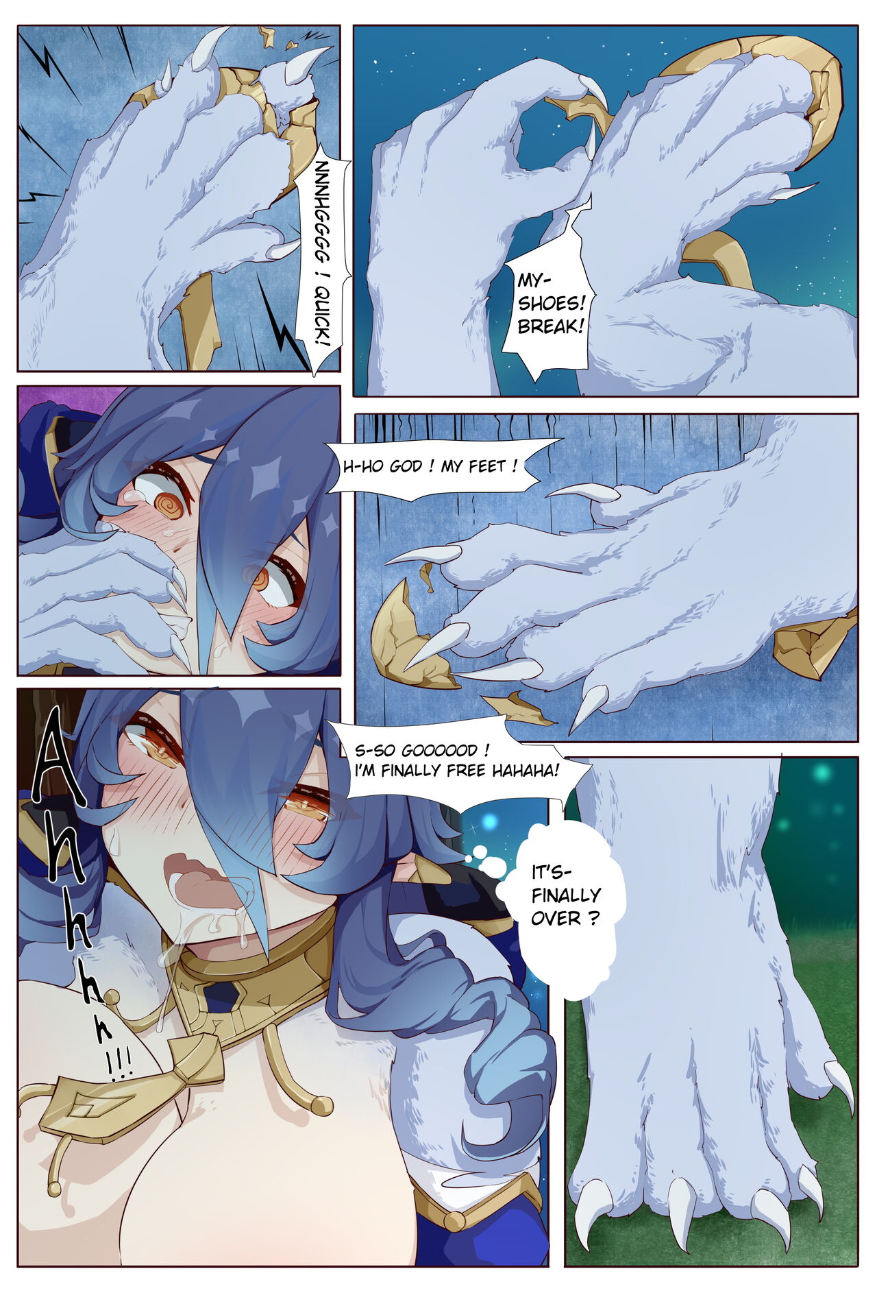 Layla The Sleepy Wolf page 7 full