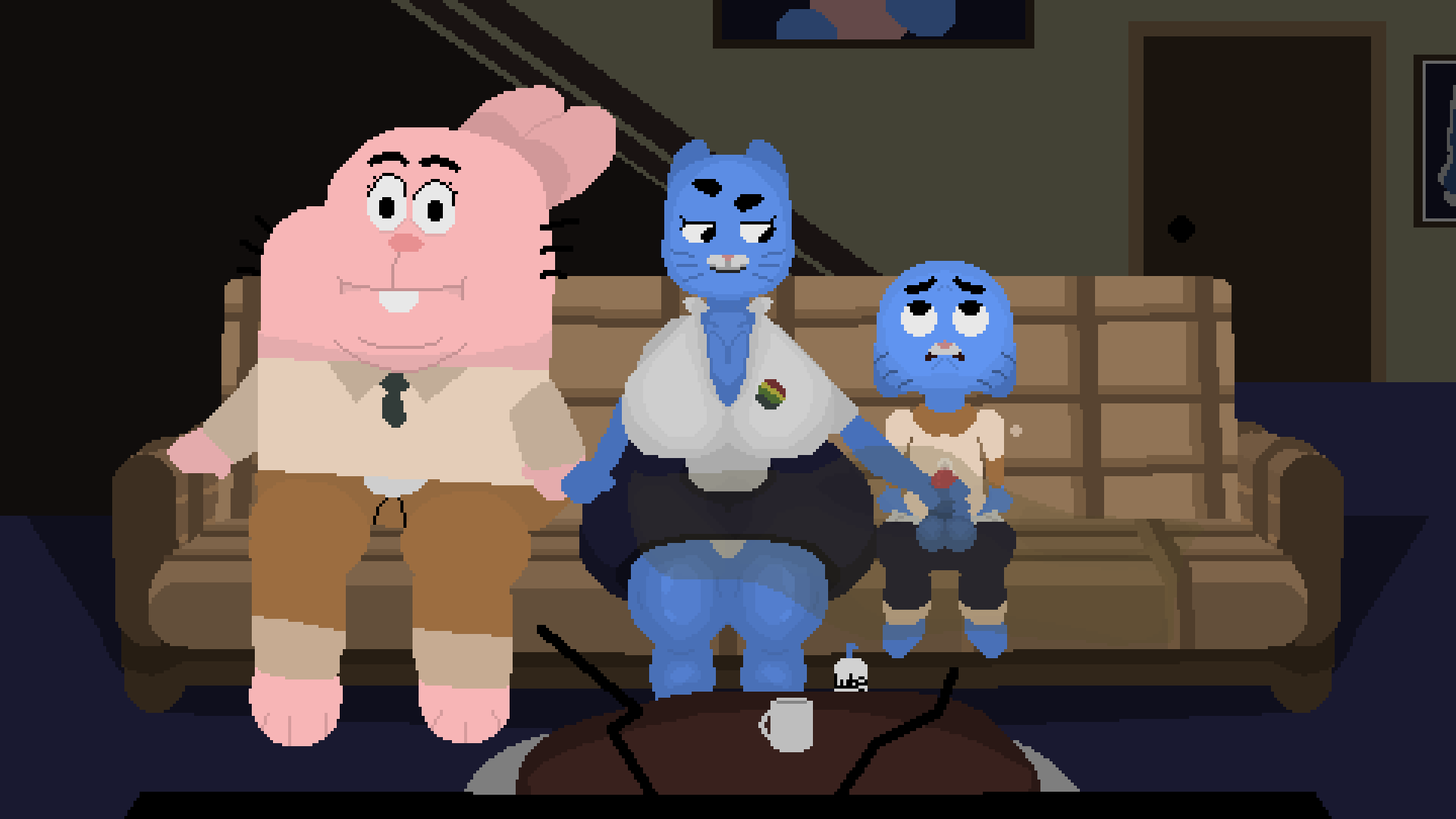 The Watterson House Watches A Film page 2 full