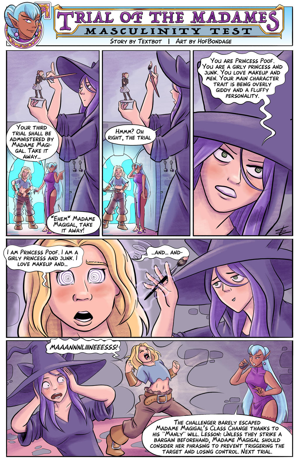 Trial of the Madames: Masculinity Test page 4 full