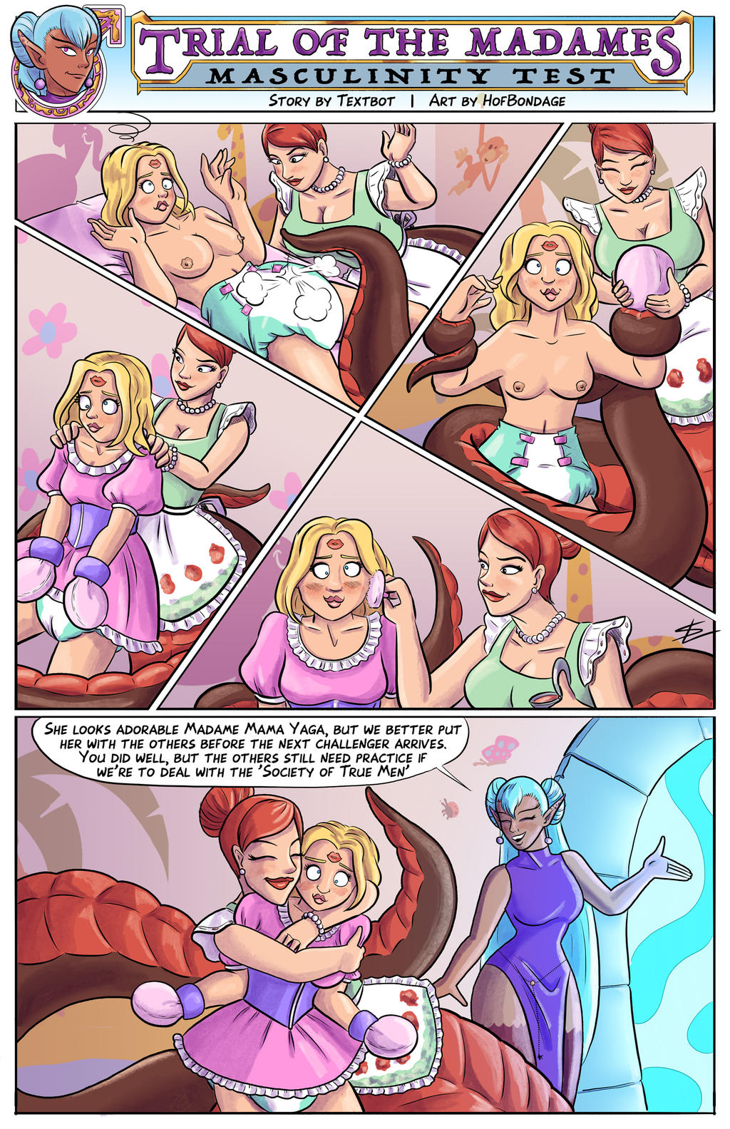 Trial of the Madames: Masculinity Test page 6 full
