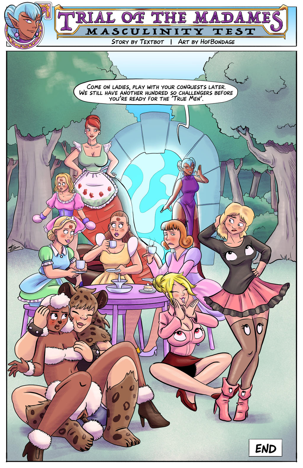 Trial of the Madames: Masculinity Test page 7 full