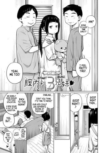 Nakayoshi 3 Kyoudai | Intimat 3 Siblings cover