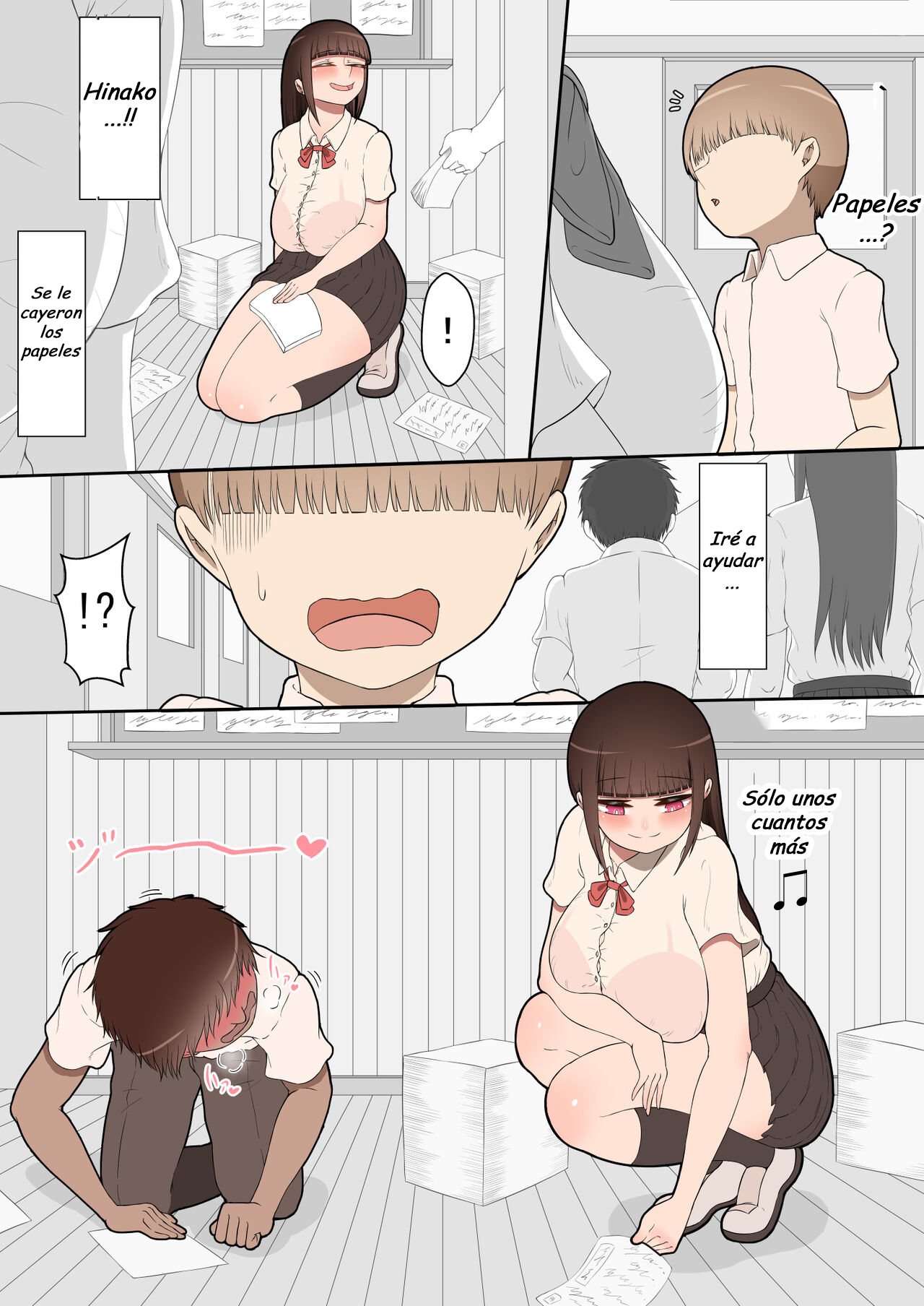 Kanojo wa Nerewareteiru - Las Travesuras de Hinako 2 - Pasillo escolar page 2 full