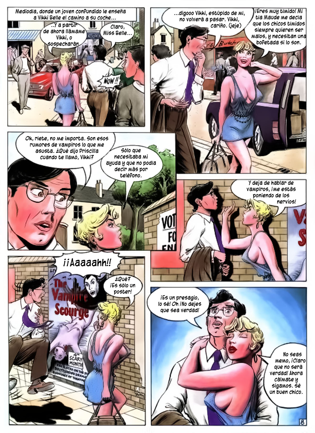 A saucy Vikki Belle romp - La Dama y el Vampiro page 9 full