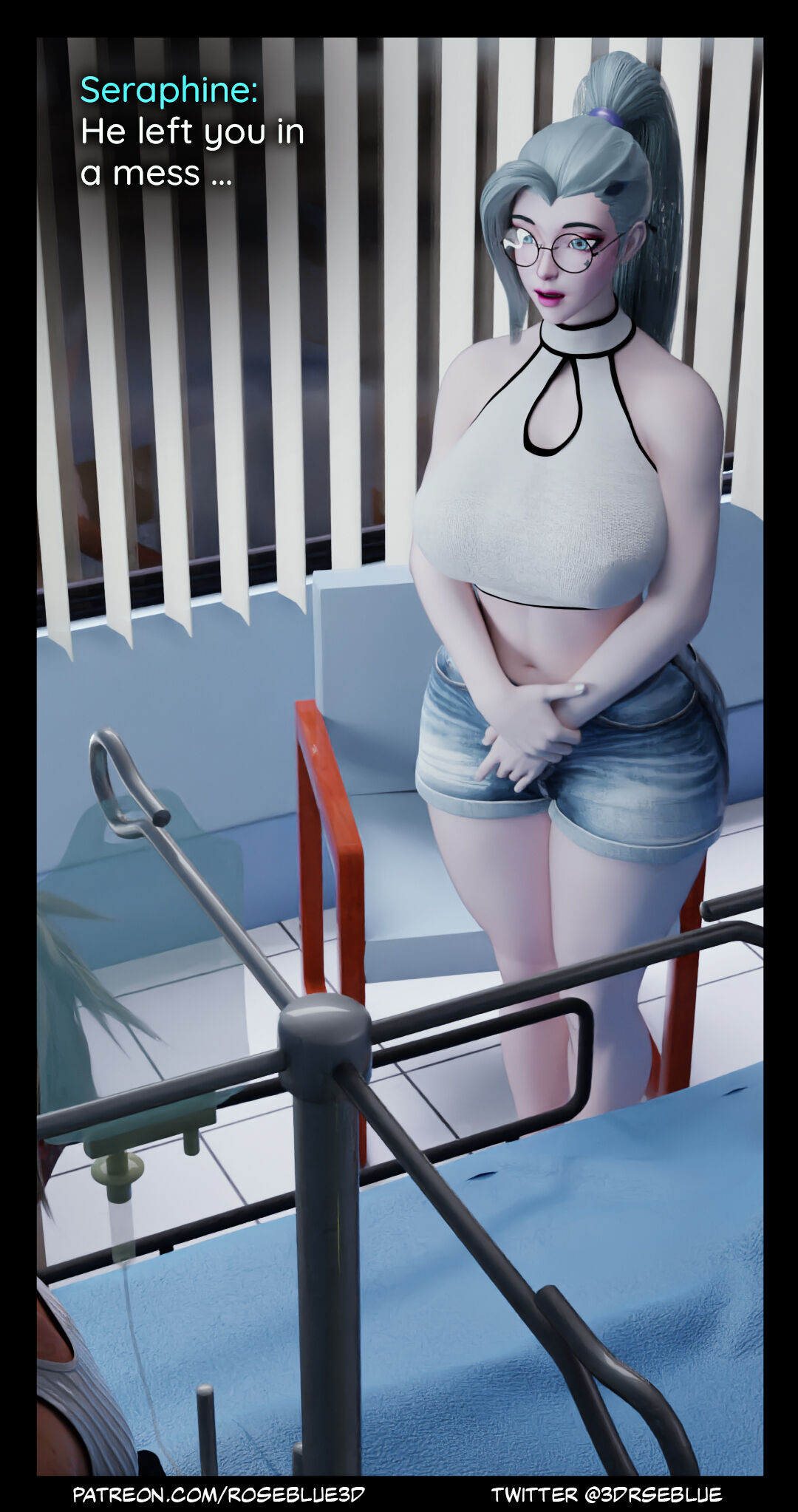 Seraphine comic 3D porn league of legends  Seraphine forbidden love english page 6 full
