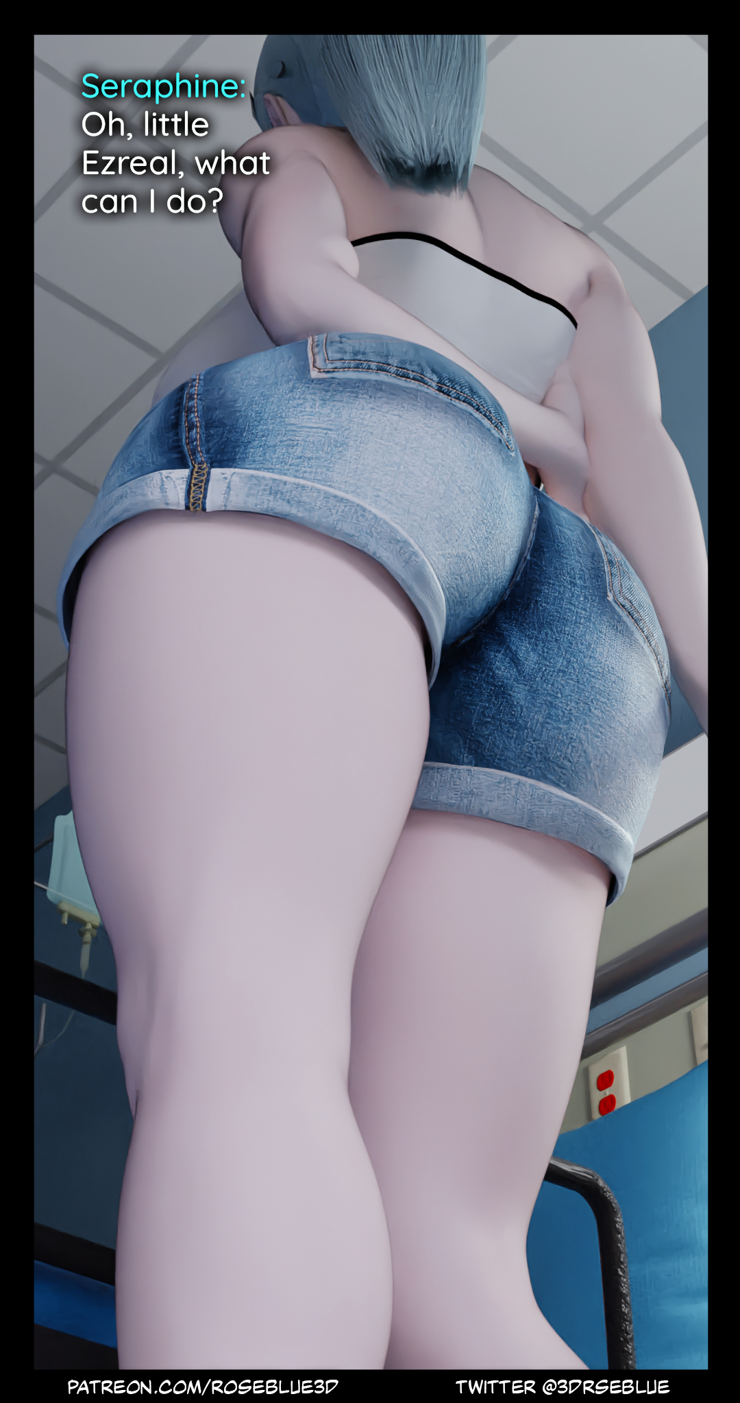 Seraphine comic 3D porn league of legends  Seraphine forbidden love english page 8 full