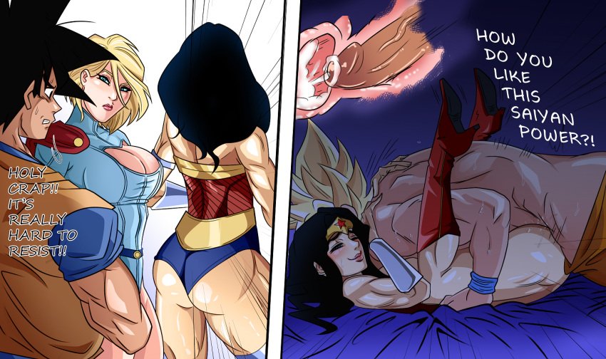 goku x wonderwoman plus extra page 1 full