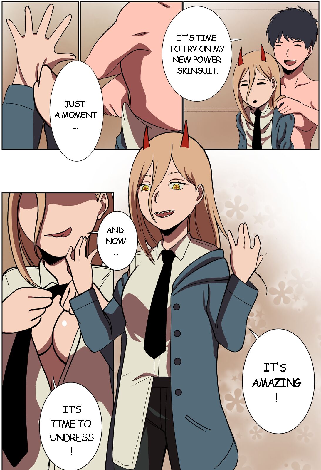 Power&amp;Makima Skinsuit page 1 full