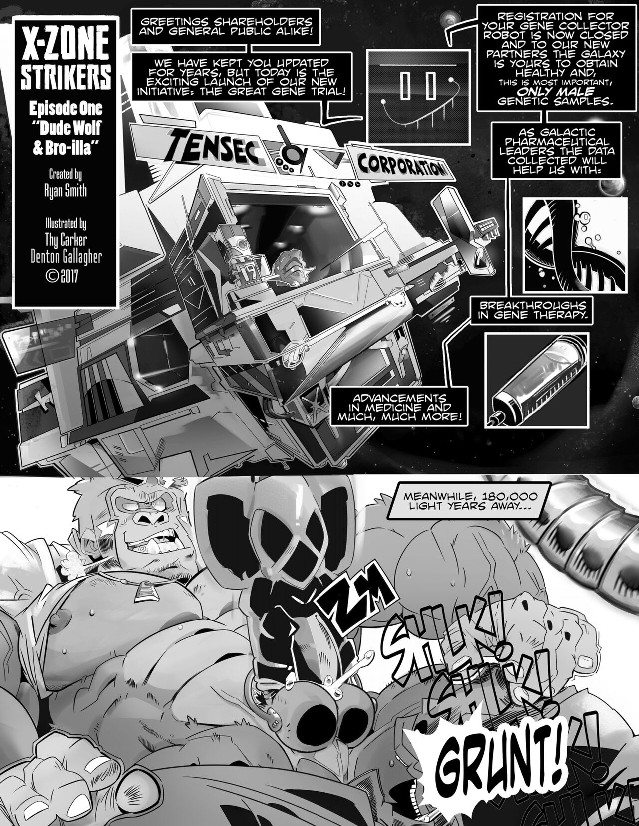 X-Zone Strikers: Episode One page 2 full