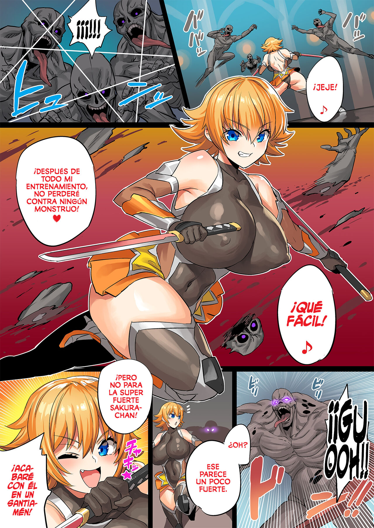 Taimanin Sakura-chan VS Zako Monster page 1 full
